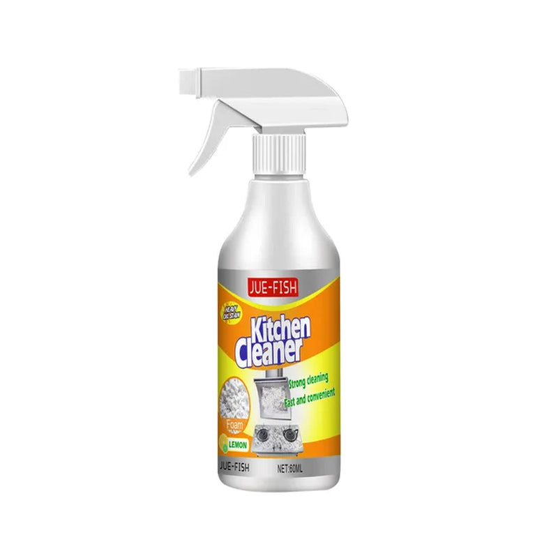 60Ml Kitchen Foam Cleaner Degreasing Cleaning Spray Powerful Stain Removal Foam Cleaner Powerful Rinse-Free Bubble Cleaner