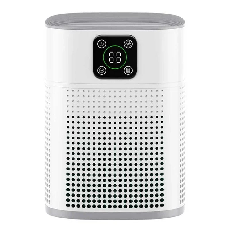 HY1800 Pro Household Air Purifier Protable H13 HEPA & Carbon Filters Smart Control Panel Efficient Purifying Home Air Cleaner